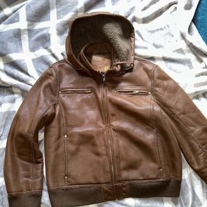 Men’s Guess leather jacket